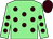 Light green, brown spots, brown cap