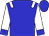 Blue, white epaulettes and sleeves, blue cuffs and cap