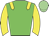 Green, Yellow epaulettes and sleeves, Light Green cap