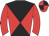 Black body, red diabolo, red arms, red cap, black quartered