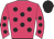 Rose body, black spots, rose arms, black spots, black cap