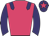 Rose body, purple epaulettes, purple arms, purple cap, rose star
