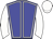 Blue body, white seams, white arms, white cap