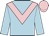 Light blue, pink chevron & cap