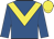 Royal blue, yellow chevron & cap