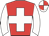 Red, White cross and sleeves, White and Red Quartered cap