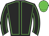 Black body, big-green seams, black arms, big-green seams, big-green cap
