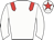 White body, red epaulettes, white arms, white cap, red star