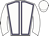White body, purple seams, white arms, white cap
