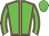 Big-green body, rose seams, big-green arms, rose seams, big-green cap