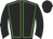 Black, green seams, black arms