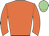 Orange, light green cap