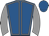 Royal Blue, Grey seams and sleeves