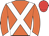 orange, white cross belts, red cap