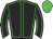 Black, Lime Green seams and cap