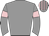 grey, pink armbands, striped cap
