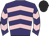 Purple, pink chevrons, black cap