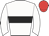 white, black hoop, red cap