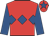 Red, royal blue triple diamond, sleeves and star on cap