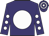 Purple, white disc, purple sleeves, white spots, hooped cap