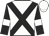 White, black cross belts, black sleeves, white armlets
