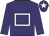 Purple, white hollow box and star on cap