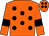 Orange, black spots and armlets
