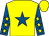 YELLOW, ROYAL BLUE star, ROYAL BLUE sleeves, YELLOW stars and cap