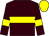 BROWN, YELLOW hoop, armlets and cap