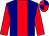 navy, red stripe, red sleeves, quartered cap