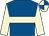 Royal blue, beige hoop, beige sleeves, quartered cap