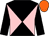 Black and pink diablo, black sleeves, orange cap