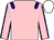 PINK, purple epaulettes, purple seams on sleeves, white cap