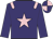 purple, pink star and epaulettes, quartered cap