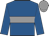 Royal blue, Grey hoop and cap