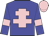 blue, pink cross of lorraine, pink armlets, pink cap