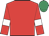 red, white armlets, emerald green cap
