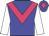 Big-blue body, rose chevron, white arms, big-blue cap, rose diamond
