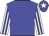 Blue body, white arms, blue striped, blue cap, white star