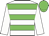 White body, big-green hooped, white arms, big-green cap