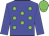 Big-blue body, green spots, big-blue arms, green cap