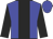 Blue body, black stripe, black arms, blue cap