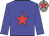 Blue body, red star, blue arms, grey cap, red star
