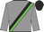Grey, Black and Green sash, Black cap