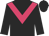 Black body, rose chevron, black arms, black cap