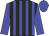 Blue body, black striped, blue arms, blue cap