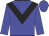 Blue body, black chevron, blue arms, blue cap