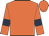 Orange, dark blue armlets