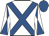 White, royal blue cross belts, diabolo on sleeves, royal blue cap