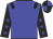 Blue, black epaulets, black sleeves, blue stars, quartered cap